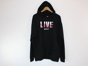 Hooded Sweatshirt - 'LIVE NYC'