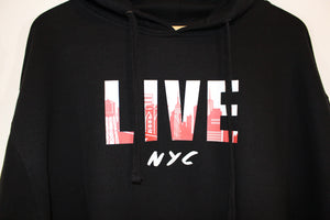 Hooded Sweatshirt - 'LIVE NYC'