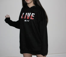 Load image into Gallery viewer, Hooded Sweatshirt - &#39;LIVE NYC&#39;
