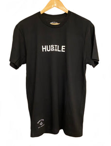 T-Shirt - 'Hustle/Humble' (Black)