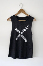 Load image into Gallery viewer, Tank Top - ‘Good Heart Bad Mouth’ (women’s)
