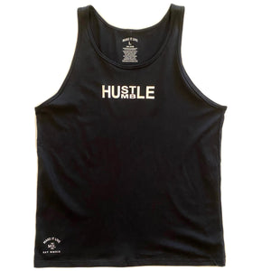 Tank Top - 'Hustle/Humble' (black, unisex)