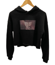 Load image into Gallery viewer, Cropped Fleece Hoodie - &quot;Shhh&quot;
