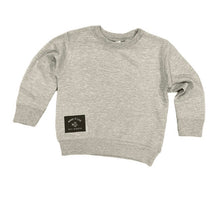 Load image into Gallery viewer, Children’s Crewneck Sweatshirt - Heather Grey (2 designs, unisex)
