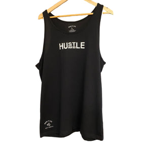 Tank Top - 'Hustle/Humble' (black, unisex)