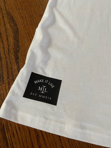 T-shirt - Small Logo Box (White)