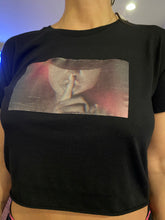 Load image into Gallery viewer, Cropped T-Shirt - “Shhh”
