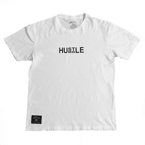 T-Shirt - 'Hustle/Humble' (White)