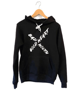 Sponge Fleece Hoodie - Good Heart Bad Mouth