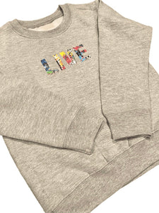 Children’s Crewneck Sweatshirt - Heather Grey (2 designs, unisex)