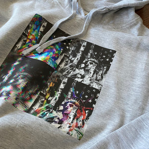 Hooded Sweatshirt - 'Faded Lady'