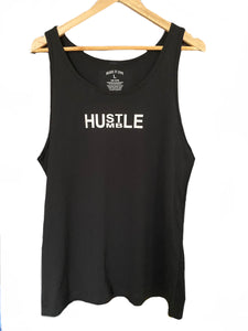 Tank Top - 'Hustle/Humble' (black, unisex)