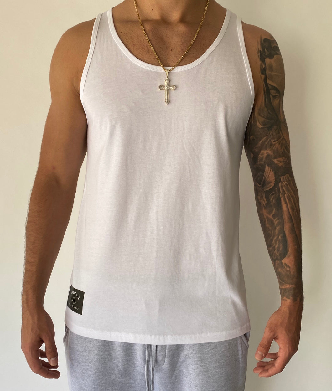 Tank Top (White, 3 styles, Unisex)